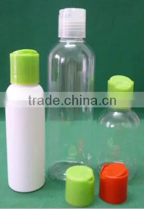 60ml,100ml,250ml,500ml Plastic Colorful Washing&cleaning PET Bottle With Disk Top Cap photo-2