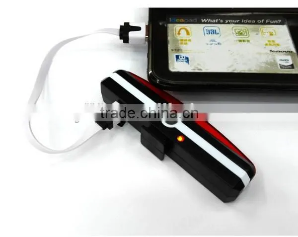 USB Rechargeable Led Bike Bicycle Laser Beam Rear Tail Light Strobe Light Lamp On Bike photo-6