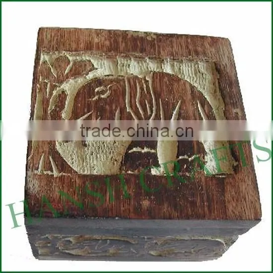 Carved Wooden Box Carved Technique Wooden Box photo-4