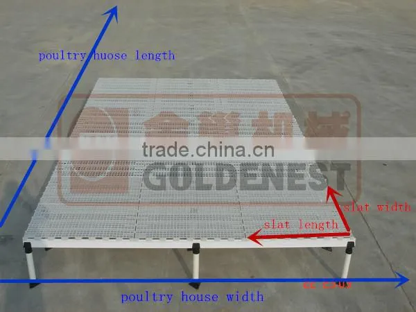 1020x600mm,1000*600mm Slatted Flooring With Support Legs and Beams photo-5