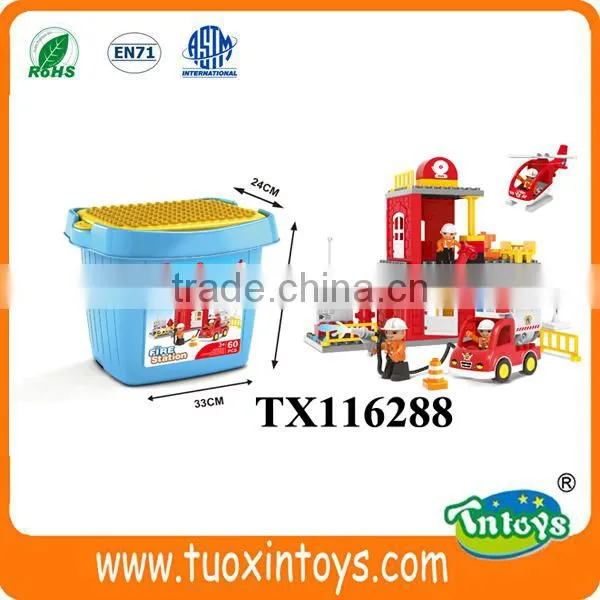 Diy Children Toys City Police Station Building Blocks Barrel Packing photo-2