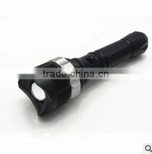 High Quality Zoom Led Flashlight 18650 Battery Rechargeable Aluminium Led Flashlight Torch photo-4
