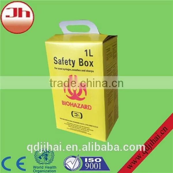 Free Samples High Quality Medical Equipment Kraft Waste Bin for Syringe 10L photo-3