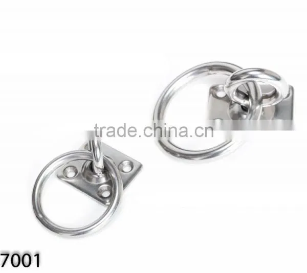 Welded Ss304 Stainless Steel Sus316 Lifting Pad Eye Plate Door Hardware photo-4