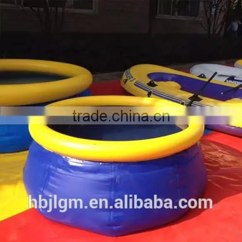 Pvc Vinyl Knitted Inflatable Fabric for Inflatable Swimming Pools photo-2