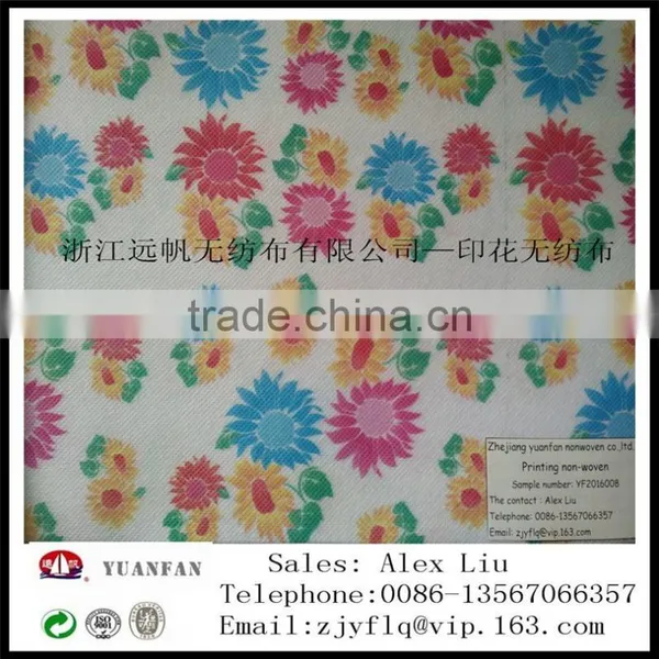 Printed Colour Non-woven Fabric A Large Number of Exports, the Price is Cheap, the Printed Pattern is Clear and Bright photo-3