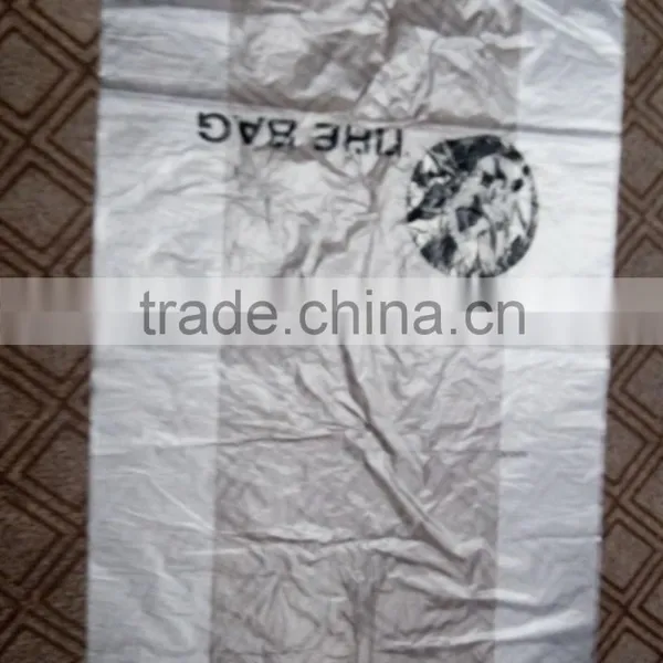 High Quality HDPE Folded Clear Plastic Car Tire Bag photo-2