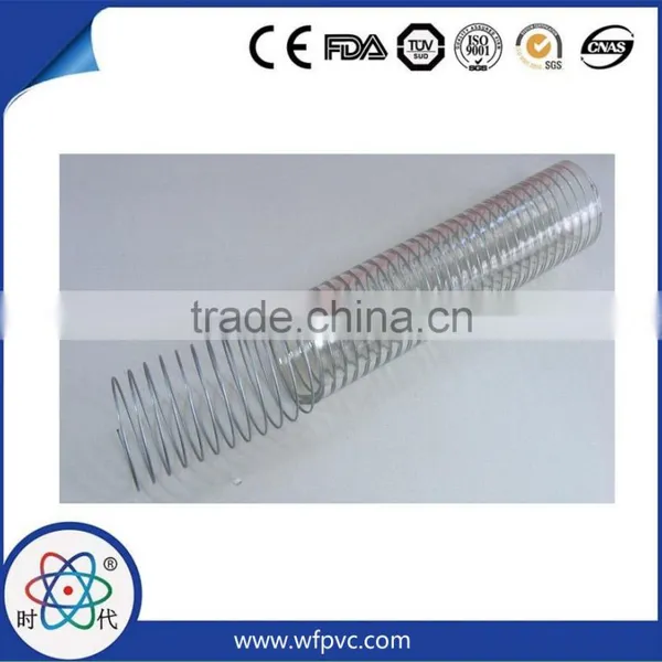 Weifang Shidai PVC Hose 5/16" PVC Sprial Steel Wire Reinforced Hose Pipe on Hot Sale photo-4