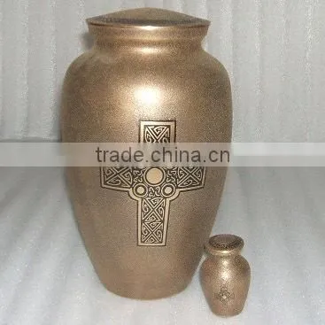 Brass Urn | Cremation Urn | Metal Urn | Funeral Urn | Ash Urn photo-2