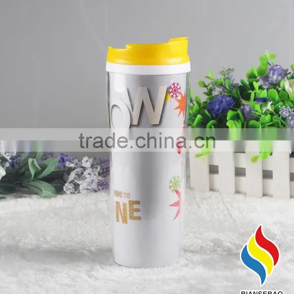 16oz PP Plastic Inner and PS Outside Insulated Coffee Travel Mug photo-6