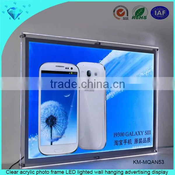 Table Top Stand Acrylic Crystal Lighting LED Photo Frame With Screw photo-2