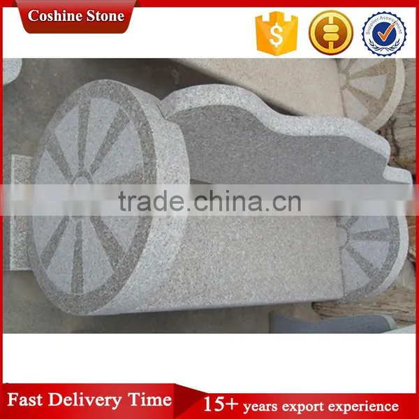 Granite Stone Park Benchs With Backrest photo-3