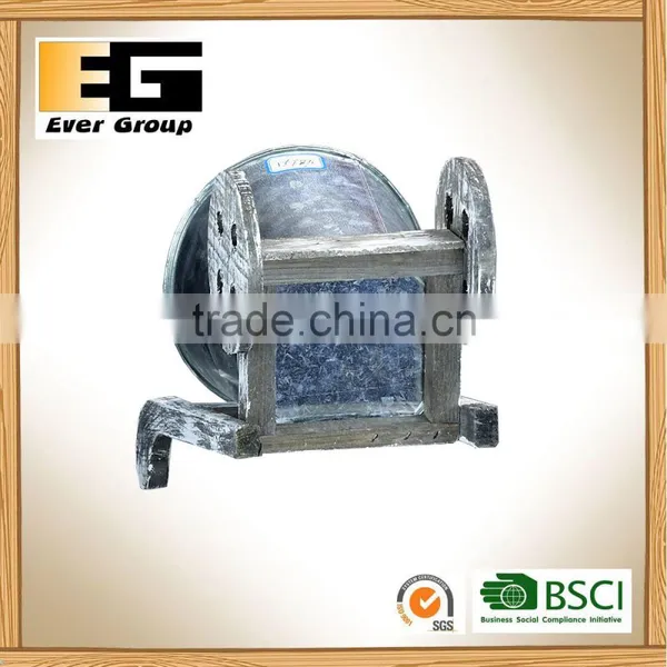 Drum Shaped Flowerpot Wooden Bracket Models photo-6