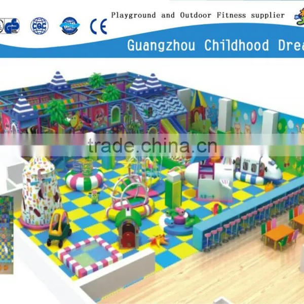 $39.00/Sq.m (B-0169) CE Certificated Big Slide Ball Pool Trampoline Colorful and Beautiful Indoor Playground photo-3