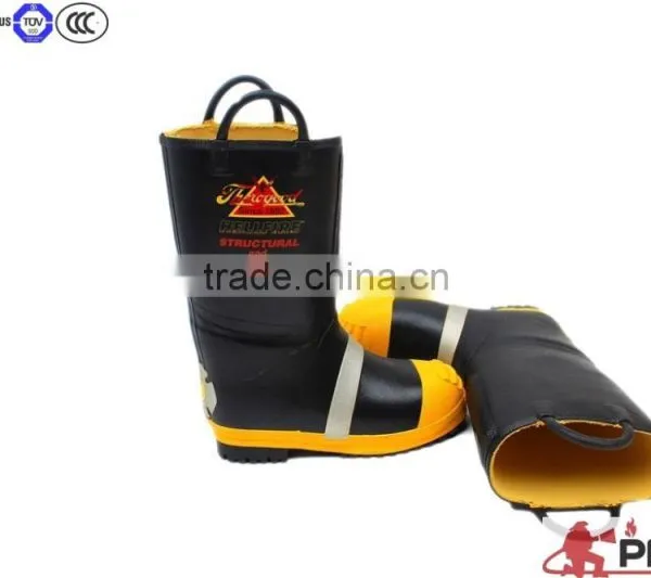 Anti Slip Fire Fighter Boots With Carbon Fiber Lining photo-6