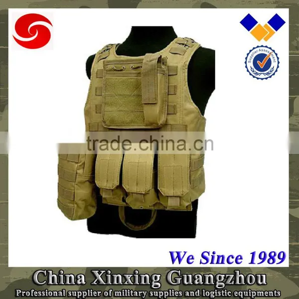 Molle Weaving Strap Tactical Vest Jacket With Different Pouch for Army Military Security photo-3