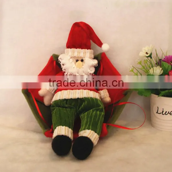 Santa Claus Snowman In Parachute Christmas Tree Hanging Ornament Xmas Decoration photo-4