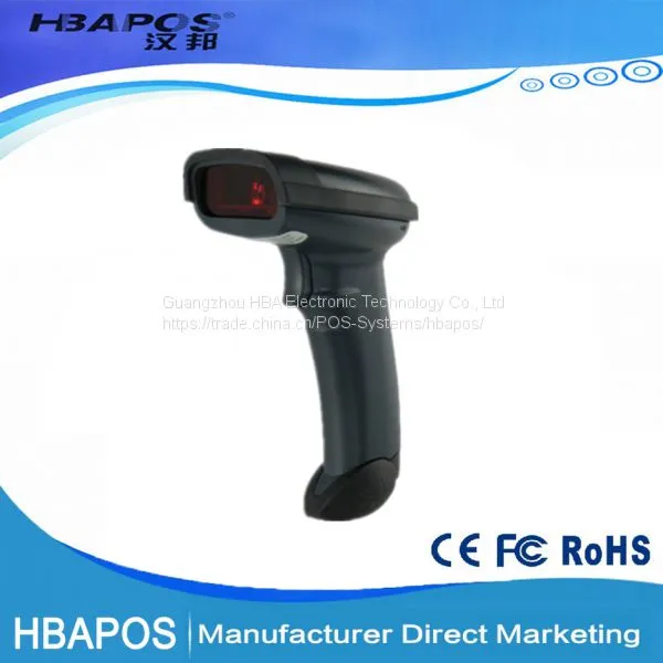 HBA-1698 USB Portable Barcode Scanner 1D Bar Code Reader Laser Barcode Scanner photo-3