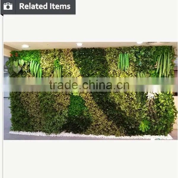 Indoor Plastic Plant Walls Artificial Green Wall Artificial Plant Walls photo-5