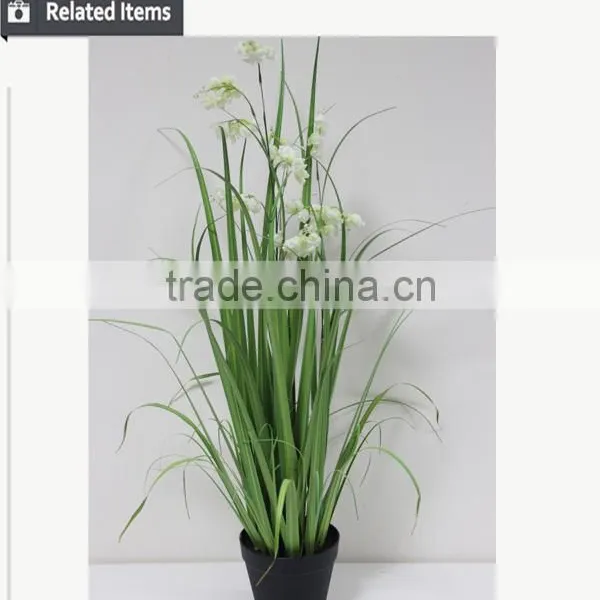 Real Touch Beautiful Faux Onion Grass photo-3