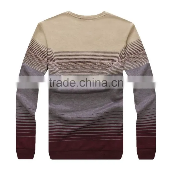 Custom High Quality Full Sleeve Mens Slim Cotton /polyester t Shirt photo-2