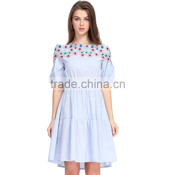 Custom Smart Casual Cold Shoulder Woman Club Fashion In Style Hot Dress photo-2