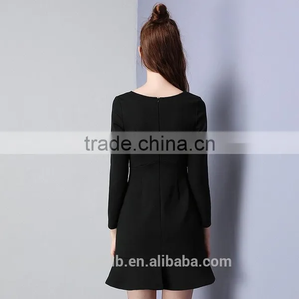 Latest Fashion Dress Women Winter 2017 New Design Hoodie Long Sleeve Letter Printed Winter Dress photo-6