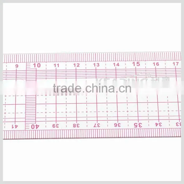 Kearing 5*50cm Length Flexible Sandwich Line Plastic Grading Ruler for Sewing Design# 8002 photo-2