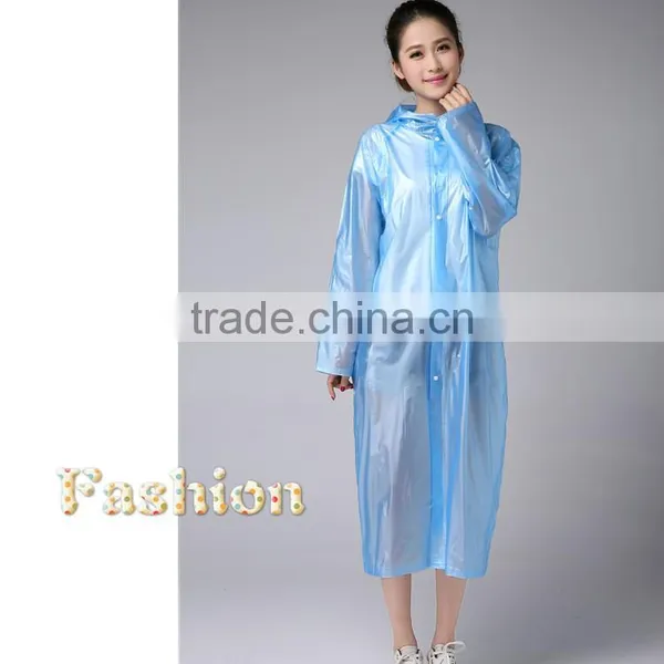 Beautiful Adult Long 100% Women PVC Raincoat photo-3