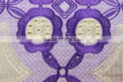 Bestway Peach Lace Fabric African 2017 Swiss Voile Lace For Wedding Dress photo-5