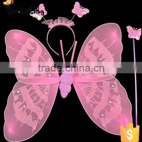 New Arrival Wholesale Girls Fairy Wings Cheap Wing Sets photo-4