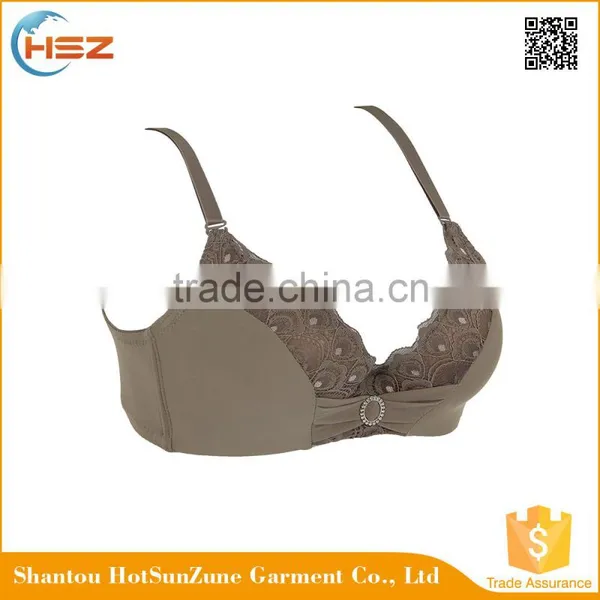 HSZ-58054 Hot Sexy Women's Underwear And Bra Ladies Lingerie Wholesale Latest Bras Design photo-4