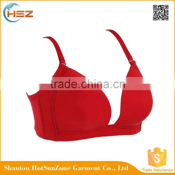 HSZ-58065 Hot Selling Beautiful Women Plus Size Bra Design China Sexy Bras photo-3
