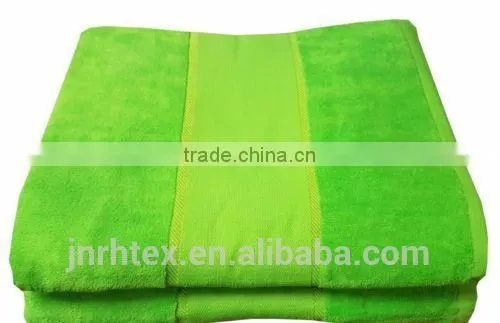 Customize Logo 100% Thin Cotton Velour Bath Towels photo-3