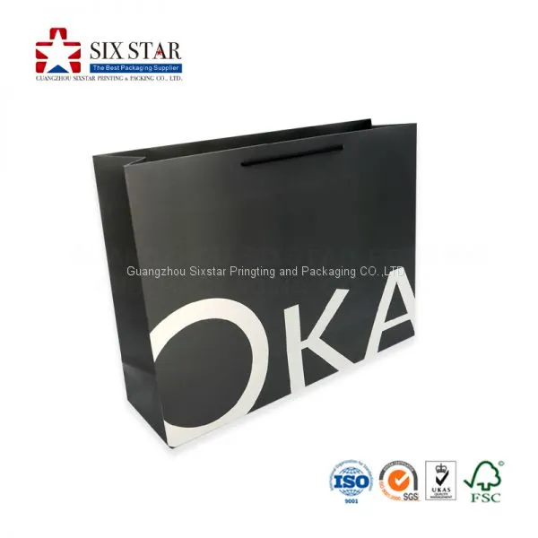 High-end Luxury Shopping Paper Bag With Customized Design and Logo photo-4