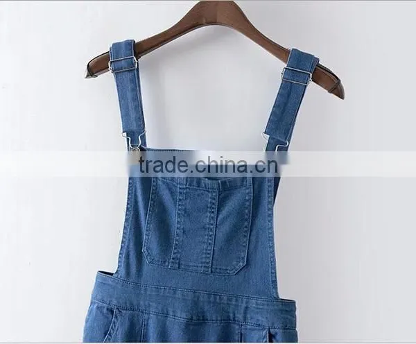 EY0566A Europe and America Women Pure Color Elastic Jean Fishtail Dress photo-3
