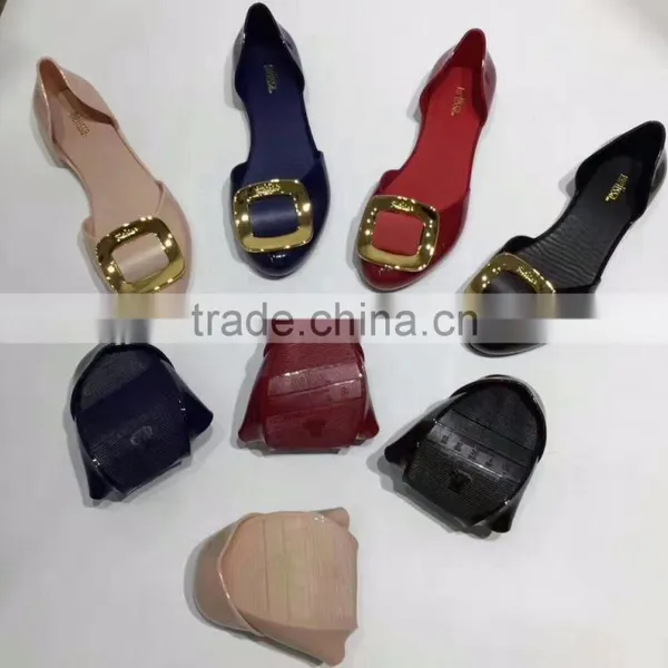 Big Square Button Women Melissa, Fashion Melissa Shoes for Adult photo-5