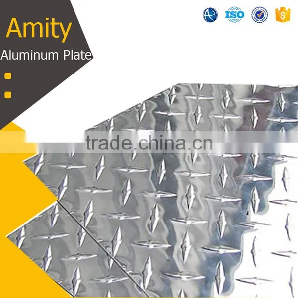 6000 Series of Five Bar and Diamond Pattern Aluminum Plates Price Per Ton photo-2
