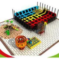 Free Design Project Indoor Trampoline Basketball Court for Children