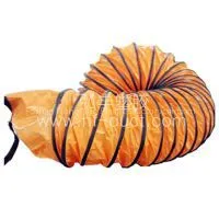 Orange Spiral Flexible Duct