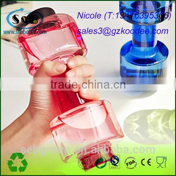 Food Wall Decals Set of Weights With Bottled Water to the Gym /Plastic Dumbbell Bottle photo-3