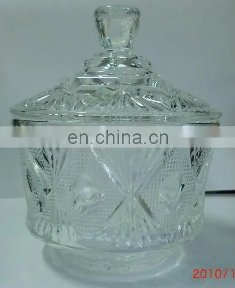 glass candy pot
