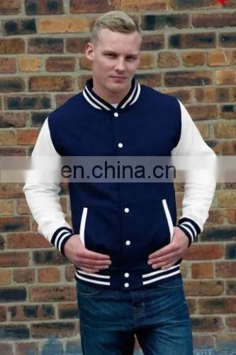Latest Unisex Top Varsity Jacket -Kids Light Jacket - Navy/white From Pakistan