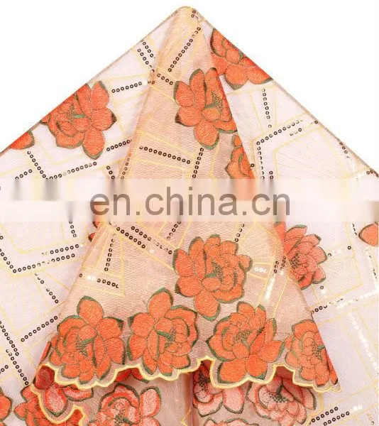 Fashionable African Organza Lace Fabric for Women photo-3