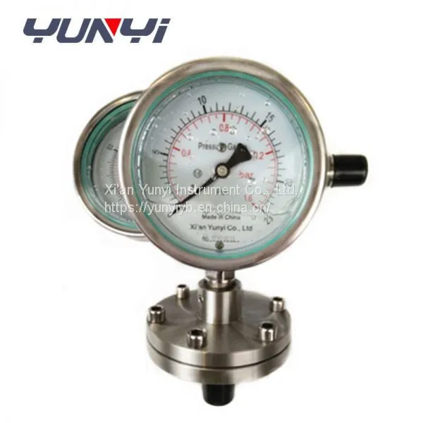Oil-filled Diaphragm Pressure Gauges Manometer Price photo-4