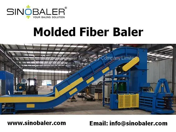 Molded Fiber Baler Machine