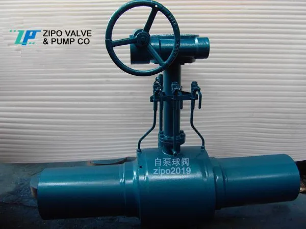 Underground Fully Welded Ball Valve With Stem Extension