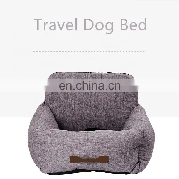 Pet Car Seat Travel Bed Dog Booster Car Seat With Clip-on Safety Leash,Car Seat Cover for Pets With Nonslip Bottom photo-4