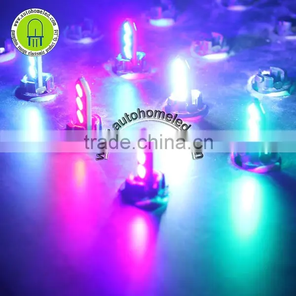 Canbus T10 168 W5W 194 6SMD 5730 for Car Interior Led White Blue Red Yellow Green Pink photo-6