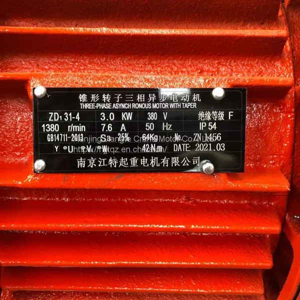 Supply Cone Brake Motor photo-3